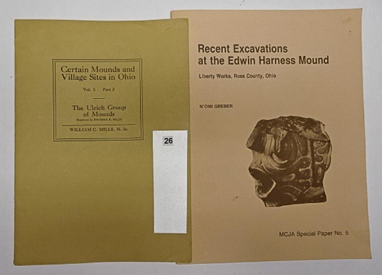Two Books - Certain Mounds & Village Sites of