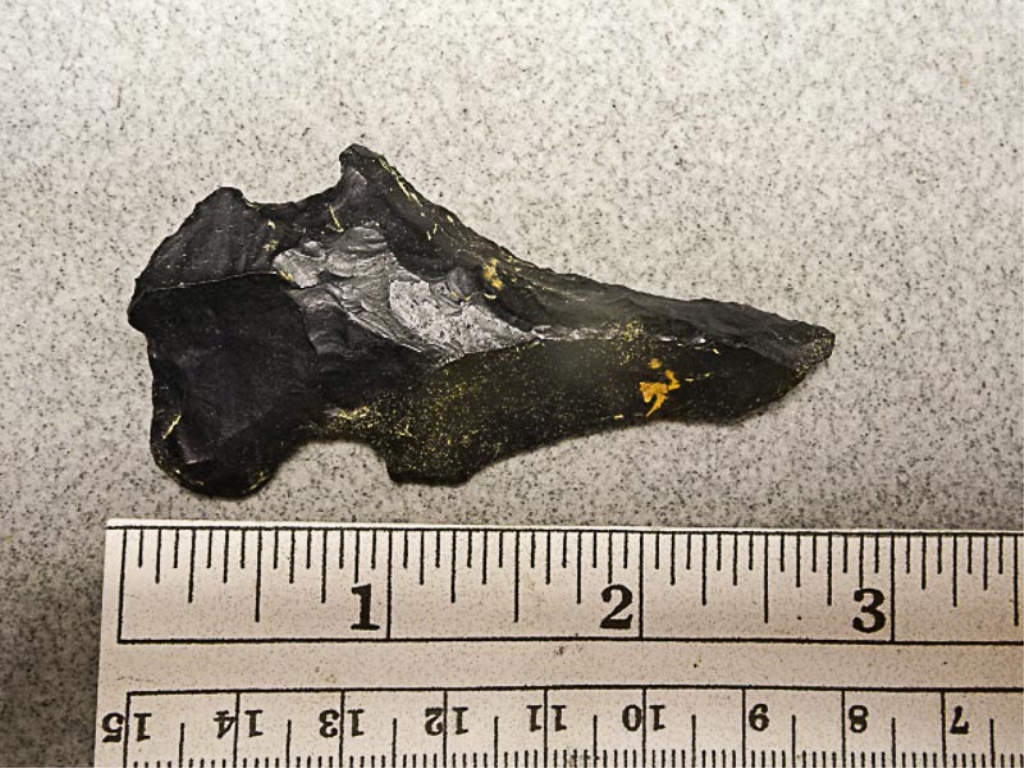 Hafted Scraper 2 3/4 in. Zaleski Flint Proxibid