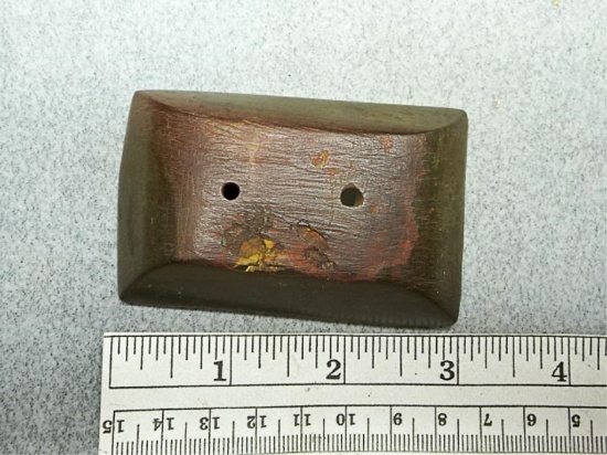 Semi-Keeled Gorget - 3 in. - Hematite - found