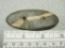Oval Gorget - 3 in. - Slate w/worm mark