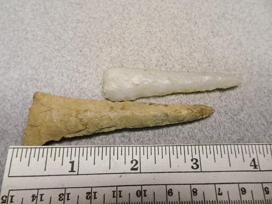 Two Drills - 2 1/2 & 3 in. - Flint Ridge Flint