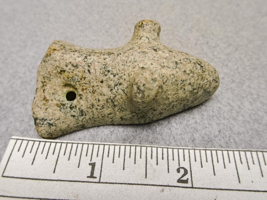 Pop Eyed Bird Pendant - 2 1/4 in. - Granite
