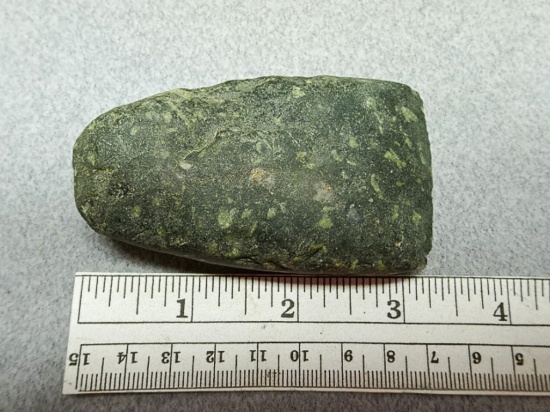 Adze - 3 1/4 in. - Green Granite - Morrow Co. Ohio