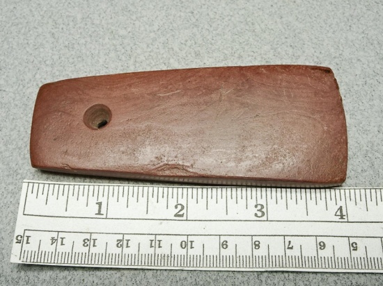 Trapezoidal Pendant - 4 in. - Red Slate