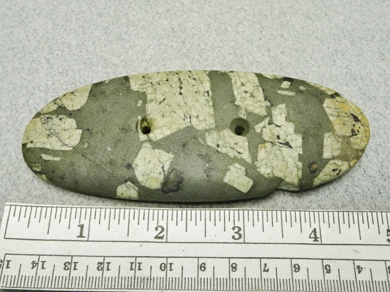 Elliptical Gorget - 4 3/4 in. - Porphyritic