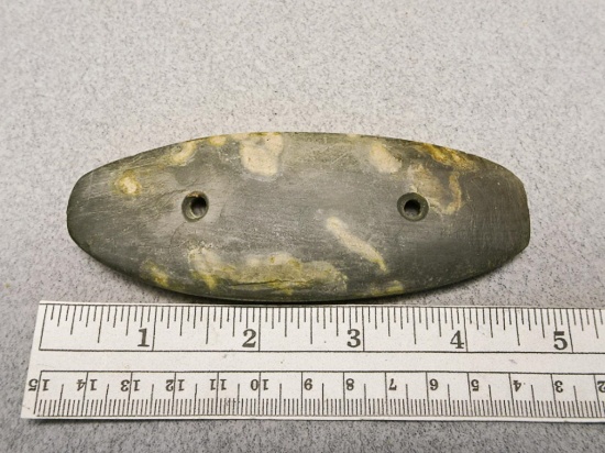 Glacial Kame Gorget - 4 3/4 in. - Slate w/