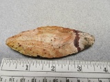 Bi Pointed Knife - 3 3/4 in. - Flint Ridge Flint