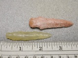 Two Drills - 2 1/2 in. - Flint Ridge Flint - one