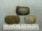 Three Stone Tools - 1 3/4 - 2 1/4 in. - 2 are