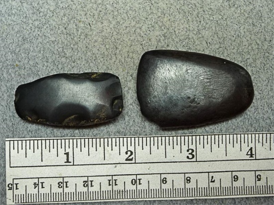 Two Celts - 1 1/4 in. - Hematite - Ohio