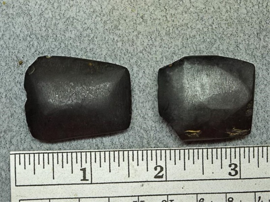 Two Miniature Celts - 1 1/4 in. - Hematite - Ohio