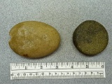 Two Pipes - 2 - 3 in. - 1 is Sandstone