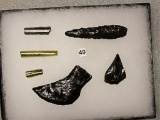 Group of Six Flakes & Points - 3/4 - 3 in.