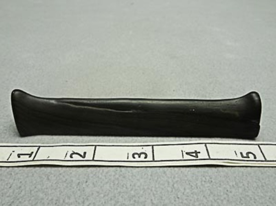 Bar Amulet - 4 1/2 in. - Banded Slate