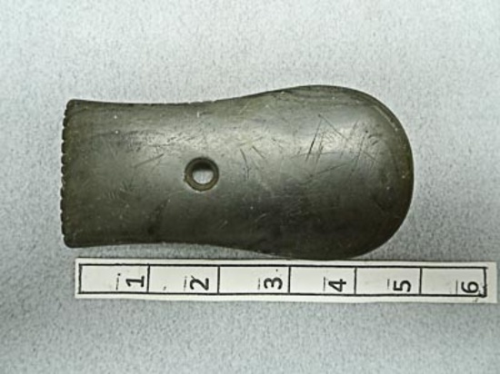 Keyhole Pendant - 4 3/4 in. - Banded Slate
