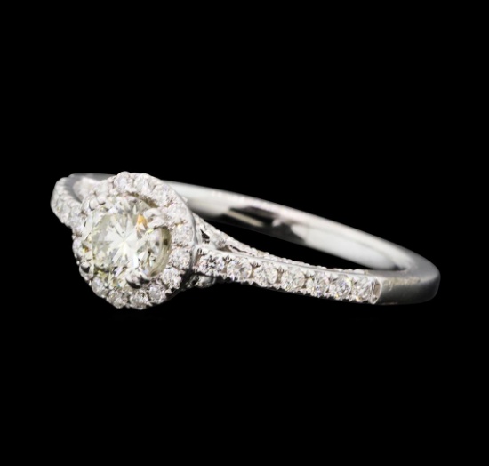 0.81 ctw Diamond Ring - 14KT White Gold