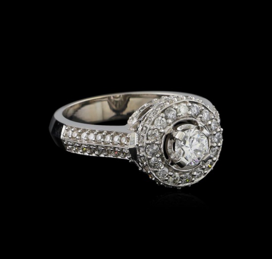 1.01 ctw Diamond Ring - 14KT White Gold