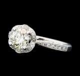 1.45 ctw Diamond Ring - 14KT White Gold