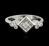 18KT White Gold 0.40 ctw Diamond Ring