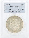 1885-O MS64 PCGS Morgan Silver Dollar