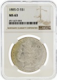 1885-O NGC MS63 Morgan Silver Dollar