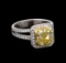 18KT White Gold 2.75tcw Diamond Ring