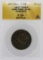 1837 Hard Times Not One Cent Token ANACS F15 Details