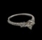 1.14 ctw Diamond Ring - 14KT White Gold