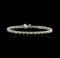 14KT White Gold 2.67 ctw Diamond Tennis Bracelet