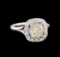 1.98 ctw Diamond Ring - 14KT White Gold