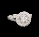 1.72 ctw Diamond Ring - 18KT White Gold