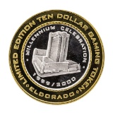 .999 Silver El Dorado Hotel & Casino Reno, Nevada $10 Limited Edition Gaming Tok