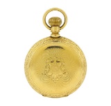 Antique Hampden Watch Co. Pocket Watch - 14KT Yellow Gold