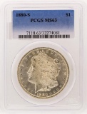 1880-S PCGS MS63 Morgan Silver Dollar