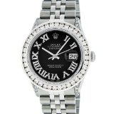 Rolex Stainless Steel 3.50 ctw Diamond DateJust Men's Watch
