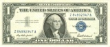 $1 XF/AV Silver Certificate Currency