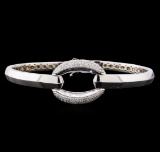 1.09 ctw Diamond Bracelet - 14KT White Gold