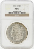 1904-O MS63 NGC Morgan Silver Dollar