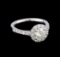 1.52 ctw Diamond Ring - 14KT White Gold