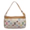 Louis Vuitton White Multicolor Monogram Pochette Bag