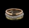 14KT Tri-Color Gold 0.49 ctw Diamond Ring