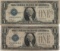 1928 $1 Silver Certificate Currency Lot of 2