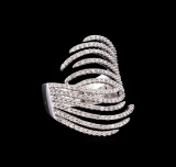 14KT White Gold 0.68 ctw Diamond Ring