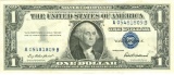 $1 XF/AV Silver Certificate Currency