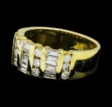 1.15 ctw Diamond Ring - 14KT Yellow Gold