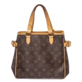 Louis Vuitton Monogram Canvas Leather Batignolles Vertical PM Bag