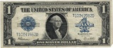 1923 $1 XF Silver Certificate Currency