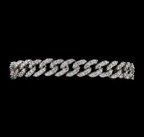 5.40 ctw Diamond Bracelet - 14KT White Gold