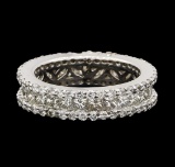 3.50 ctw Diamond Ring - 18KT White Gold