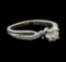 0.70 ctw Diamond Ring - 14KT White Gold